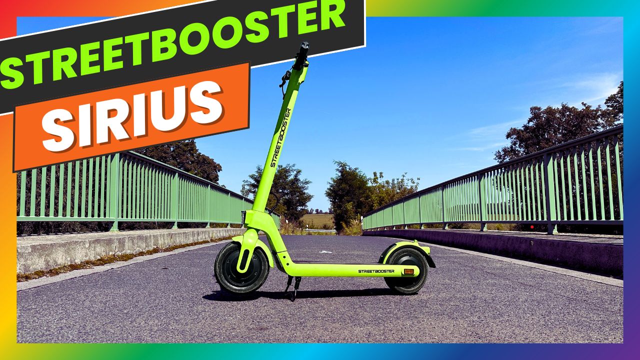 Entdecke den STREETBOOSTER Sirius E-Scooter mit hoher Reichweite, beeindruckender Leistung und maximaler Sicherheit. Jetzt mit 15€ Rabatt!